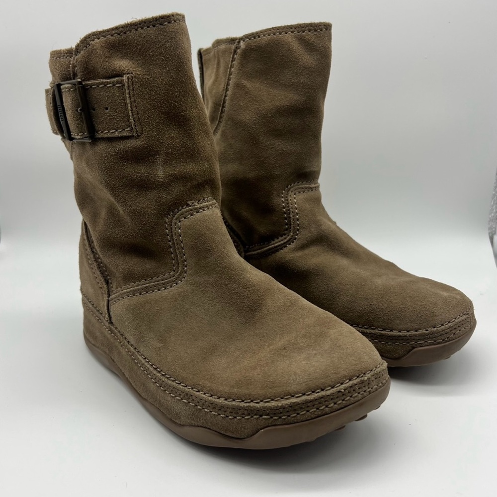 FitFlop Super Boot Short Suede Women's Size US 6